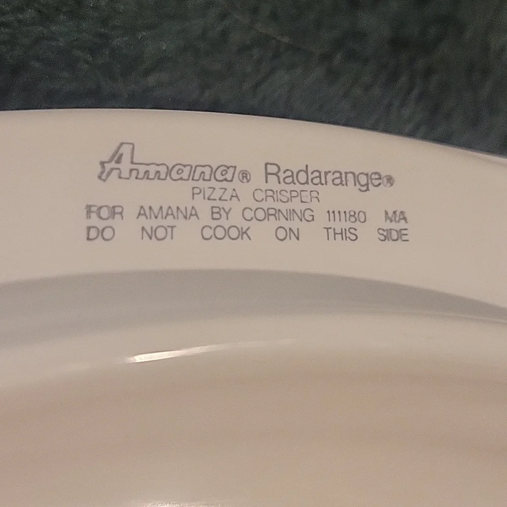 Corningware Amana Radarange Pizza Crisper, 12